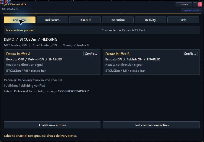Cynex Discord MT5: Discord and MT5. Both ways.